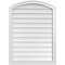 Ekena Millwork Arch Top Surface Mount PVC Gable Vent: Functional, w/ 2"W x 1-1/2"P Brickmould Frame, 28"W x 38"H GVPAR28X3802SF - alternate 1